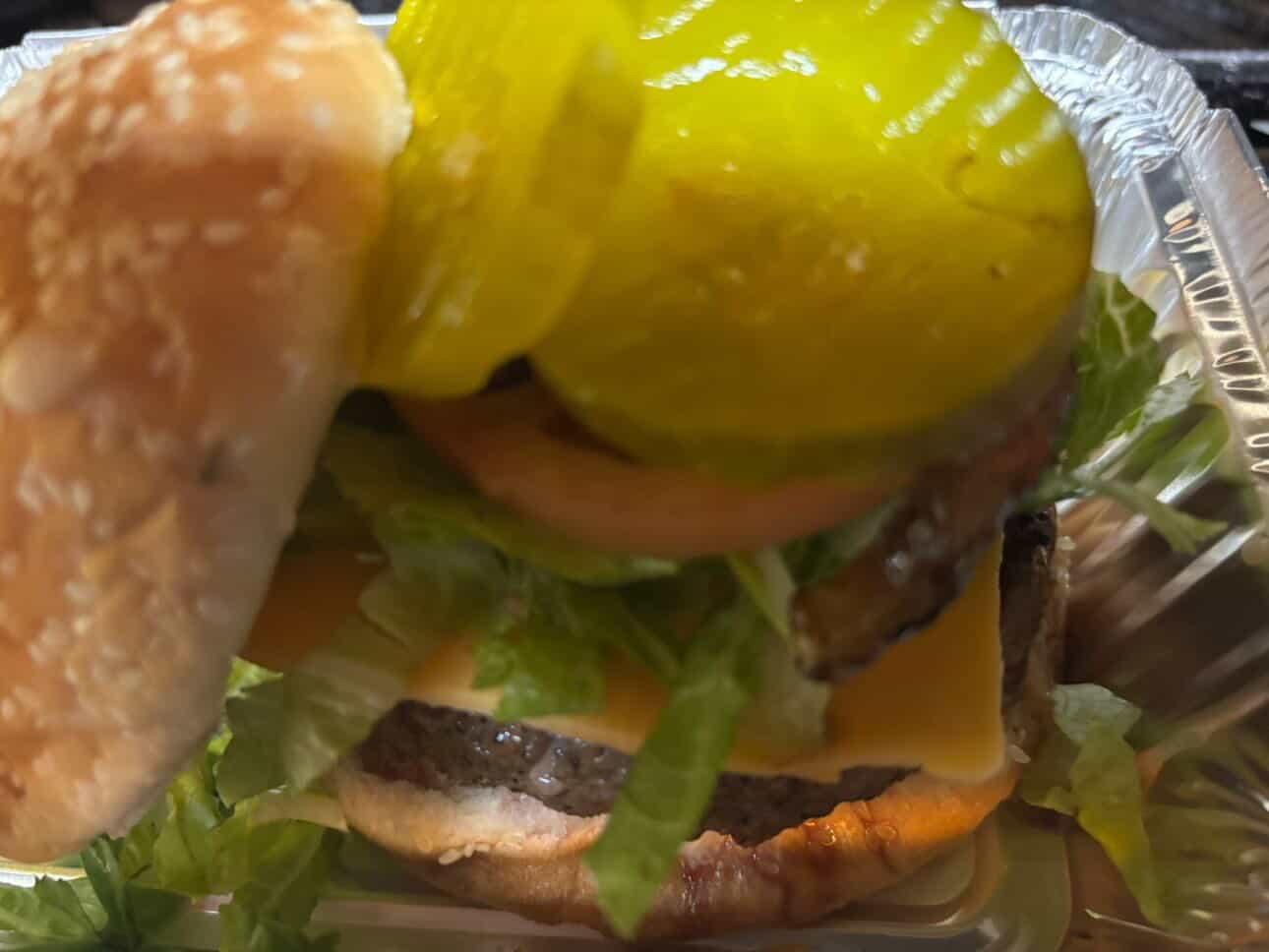 Signature Artisan Jerk Burger at Foundation Lounge